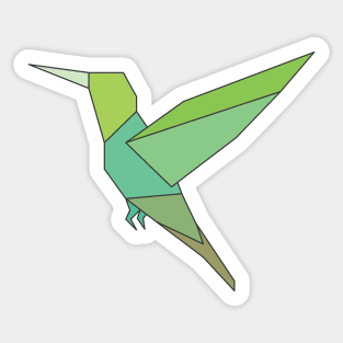 humming bird cutie Sticker